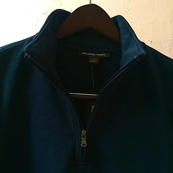 Michael Kors Midnight Turtleneck 1/4 Zip Up MK - Picture 5 of 14